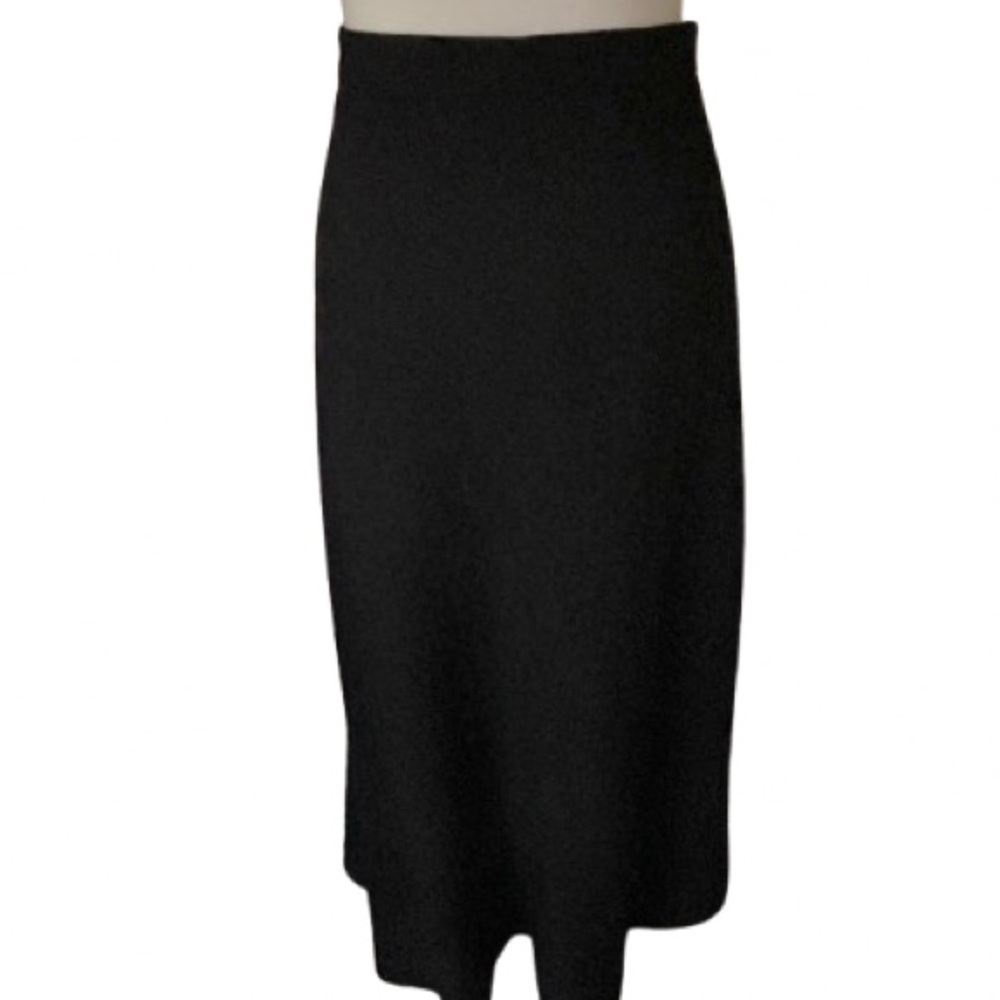 Vintage Wool RALPH LAUREN 20W Midi Skirt Plus Size 2X Designer Long Preppy Logo - Picture 7 of 9